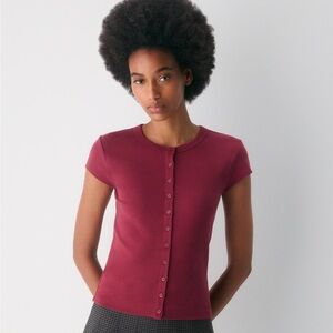 Aritzia Sunday Best Bramble Top in Cordovan Size M
